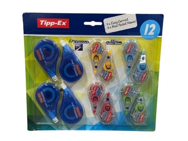 Veiling - 22x Tipp-Ex correctiepakket 12-delig, Articles professionnels, Aménagement de Bureau & Magasin | Fournitures de bureau