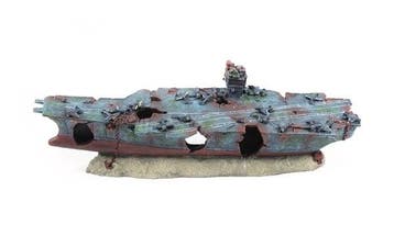 Gezonken vliegdekschip OS-0013 - aquarium decoratie, Ophalen of Verzenden, Nieuw
