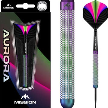 Mission – Aurora PVD Rainbow 90% Dartpijlen (Dart Pijlen), Ophalen of Verzenden, Nieuw, Pijlen