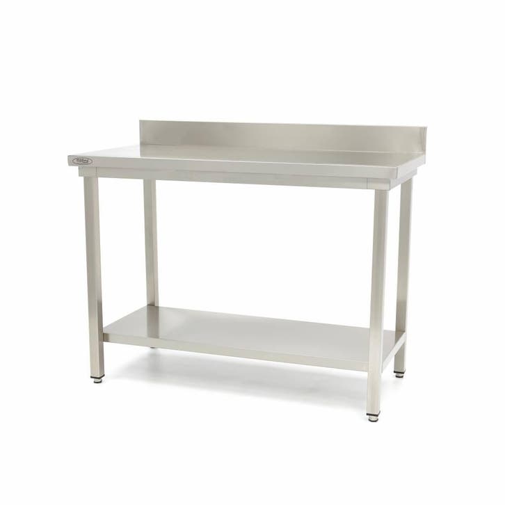 Werktafel rvs - 140 x 60 cm - Verstelbare Hoogte - met, Articles professionnels, Horeca | Équipement de cuisine, Envoi
