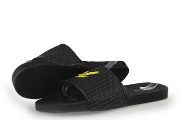 Lyle &amp; scott Slippers in maat 45 Zwart, Kleding | Heren, Schoenen, Slippers, Lyle &amp; scott, Verzenden, Zwart