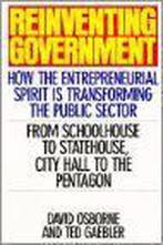 Reinventing Government 9780201523942 David Osborne, Verzenden, Zo goed als nieuw, David Osborne