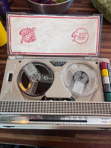 Geloso - G.257 Draagbare bandrecorder, Nieuw