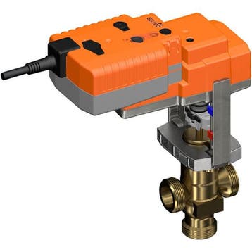 Belimo Vanne à Globe 3 Voies 15mm G1-1/8 Kvs2.5 24VAC/DC Sûr, Verzenden