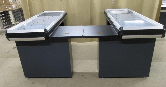 Check out, Loopband B160 x D105 x H90cm, links of rechts,, Zakelijke goederen, Horeca | Meubilair en Inrichting