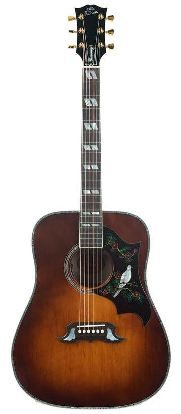 Gibson Dove Anniversary Limited Edition Cremona Burst, Verzenden