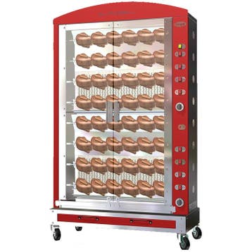 Kippengrill | VERTICALI ELBA PLUS | Gas | 9 Spitten | 54, Verzenden