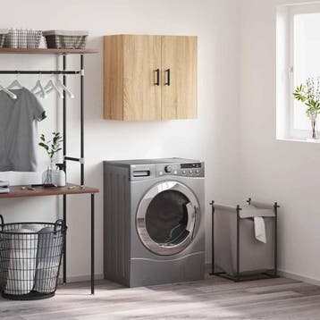 vidaXL Wandkast 60x31x60 cm bewerkt hout sonoma eikenkleurig, Verzenden