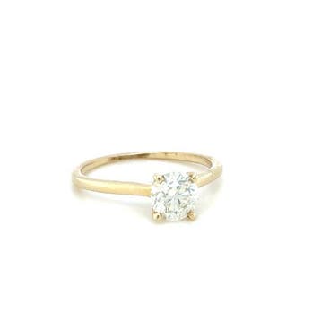 Ring - 14 karaat Geel goud - 1.02ct. tw. Diamant, Nieuw