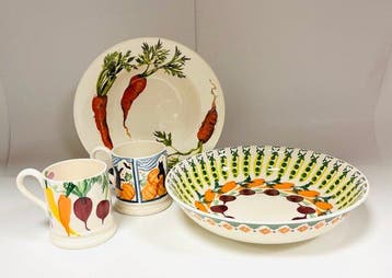 Emma Bridgewater - Plat (4) - Vegetable Garden / Carrots &