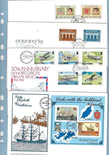 Isle of Man 1973/1985 - Isle of Man GB 1973 tot 1985, Postzegels en Munten, Postzegels | Europa | UK, Gestempeld