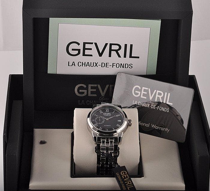 Gevril - Medison - Zonder minimumprijs - 2560B Limited, Handtassen en Accessoires, Horloges | Heren