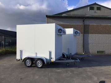 Koelwagen - Remorque frigo - 750 kg - Koelaanhangwagen