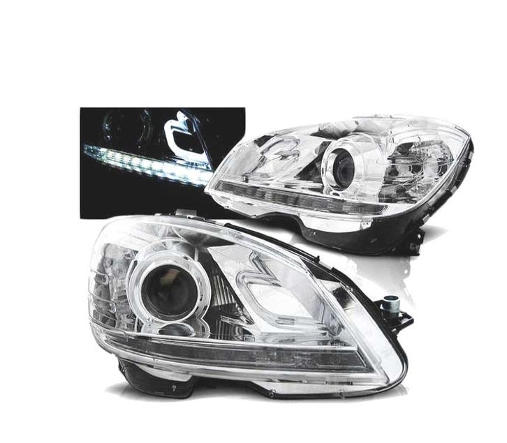 Phares Diurnes Pour Mercedes W204 07-10 Chromé, Autos : Pièces & Accessoires, Éclairage, Envoi