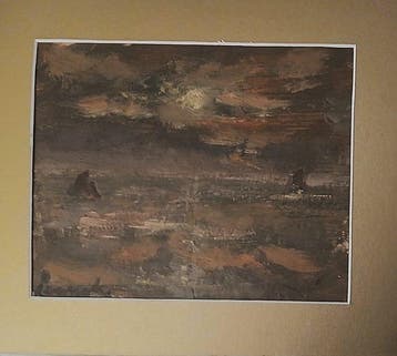 Constant Permeke (1886-1952) - Avond op zee, Antiquités & Art