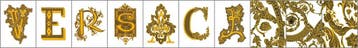 VERSACE Scritta Bianca/Oro - 19,4x145 DECORTEGEL ( Bestaat, Ophalen of Verzenden, Nieuw