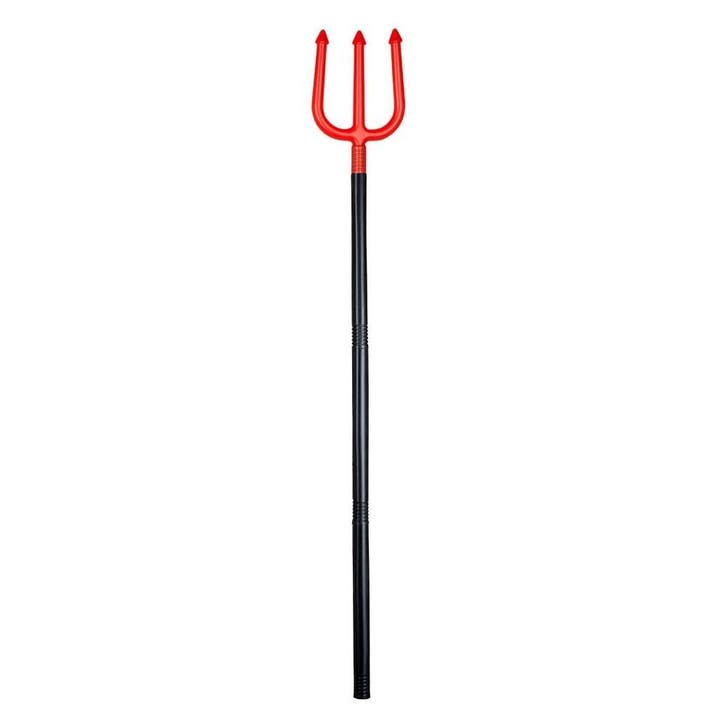 Halloween Drietand Duivel 112cm, Hobby & Loisirs créatifs, Articles de fête, Envoi