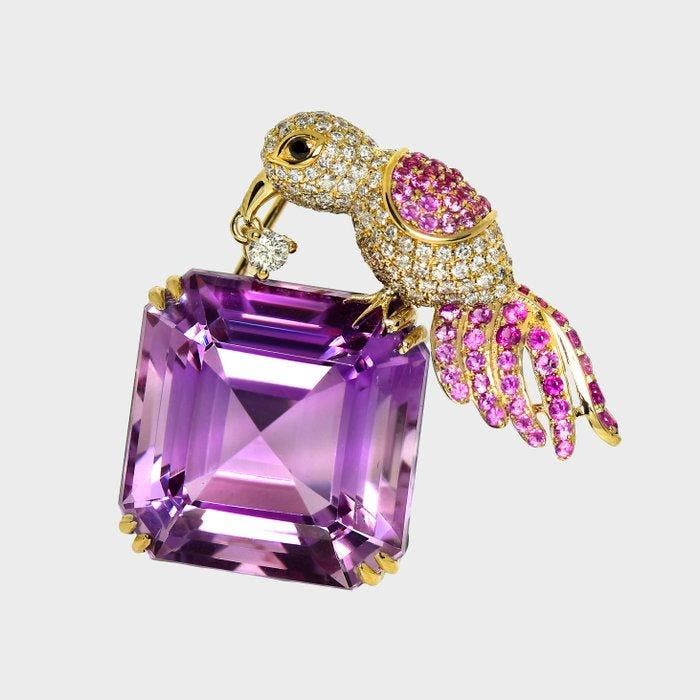 Sans prix de réserve - Pendentif - 14 carats Or jaune, HRD, Bijoux, Sacs & Beauté, Bijoux anciens