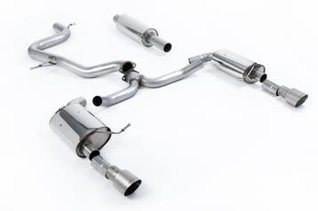 Cat-back uitlaatsysteem | Volkswagen Jetta Mk7 (MQB) GLi 2.0, Verzenden