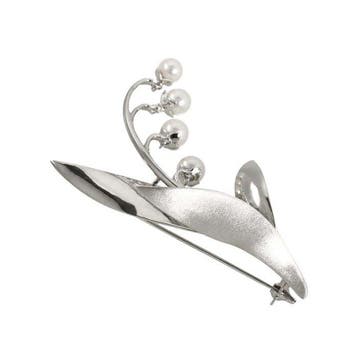 Tasaki - Broche - 18 karaat Witgoud
