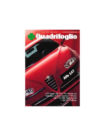 2000 ALFA ROMEO QUADRIFOGLIO MAGAZINE 65 NEDERLANDS
