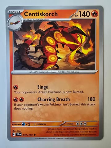 CENTISKORCH (TEMPORAL FORCES 037/162) (TRADING CARD)