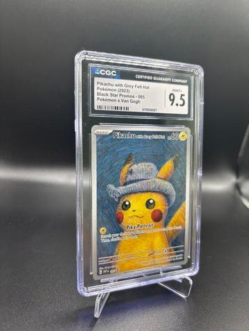 Pokémon - 1 Graded card - Pikachu 085 Van Gogh Pikachu Promo