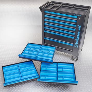 Datona Gereedschapswagen met vakverdelingen - Datona, Doe-het-zelf en Bouw, Gereedschapskisten, Ophalen of Verzenden, Nieuw