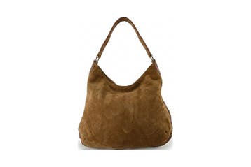 Manfield Schoudertas Bruin, Handtassen en Accessoires, Verzenden, Gebruikt, Bruin