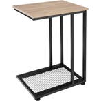 tectake Bijzettafel Eton 48x35x66cm - Industrieel licht hout, Verzenden, Nieuw