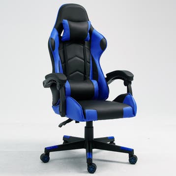 Alora Gaming Stoel X-TREME - Blauw Met Nekkussen En