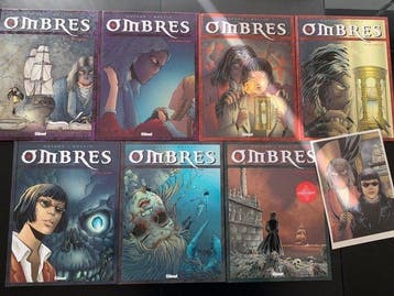 Ombres T1 à T7 + ex-libris - Série complète - 7x C - EO/2ème, Boeken, Nieuw
