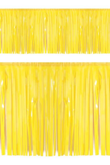 KIMU® Franje Slinger Geel Fringe 6 Meter Gekleurde Slingers, Ophalen of Verzenden, Nieuw