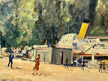 Aldo Augusto Baccinetti (1903-1990) - Ginevra la banchina
