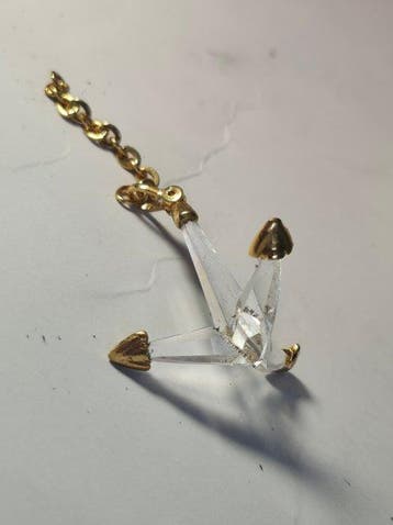 Swarovski - Beeldje - Anchor with Chain - 174030 - Box +
