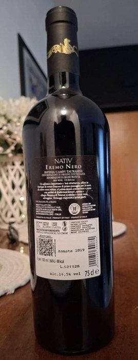 2019 Nativ Eremo Nero - Campania DOC - 1 Fles (0,75 liter)