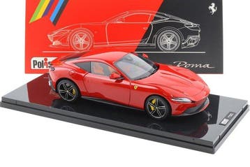 Polistil 1:18 - Modelauto - Ferrari Roma 2019 (+ Showcase) -