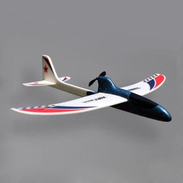 RC Vliegtuig Glider - DIY Speelgoed Plooibaar Zwart, Verzenden, Nieuw