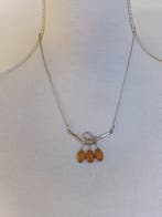 Argent, Amber - Collier - Style Art Nouveau