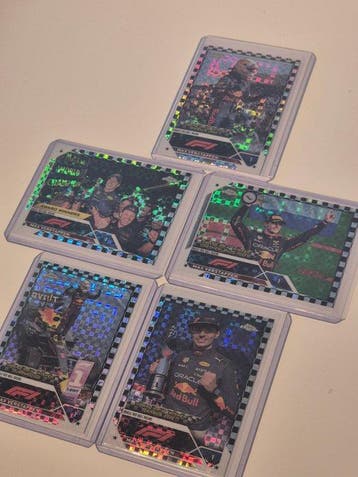 2022 Topps Chrome Max Verstappen Foil, Carte parallèle - 5