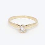 Bague - 18 carats Or jaune Diamant (Naturelle), Bijoux, Sacs & Beauté