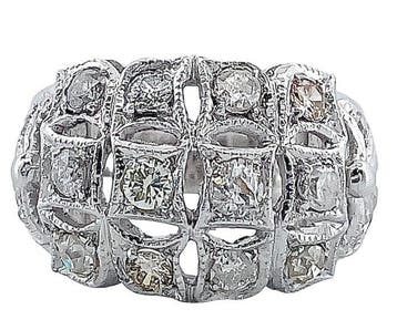 Ring Platina Diamant (Natuurlijk), Nieuw