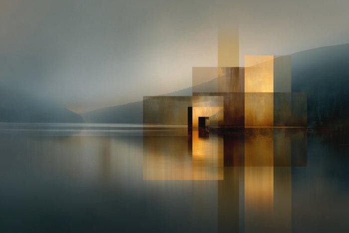 Lea Ottavi - Where Silence Glows · XXL, Antiek en Kunst, Kunst | Designobjecten