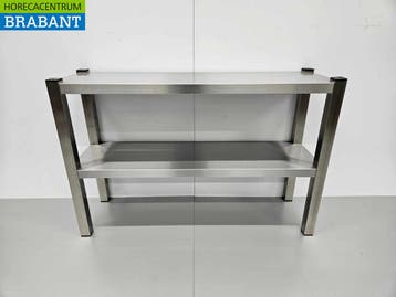 HCB RVS Dubbele Etagère Brug Premium-line 100 cm Horeca, Ophalen of Verzenden