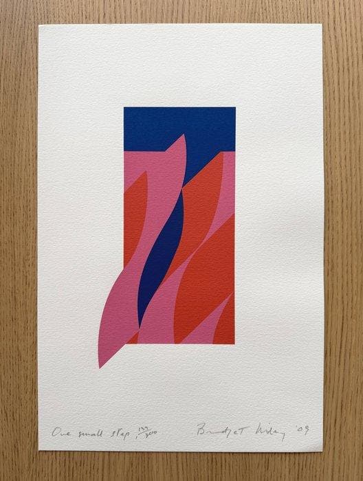 Bridget Riley (1931) - One small step, 2009, Antiek en Kunst, Antiek | Overige Antiek