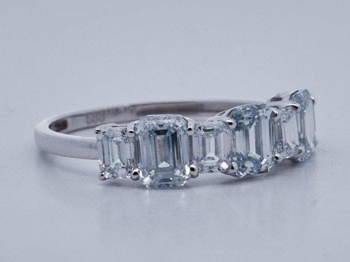 Zonder minimumprijs - Ring - 14 karaat Witgoud - 2.35ct. tw., Bijoux, Sacs & Beauté, Bagues