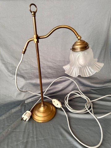 Lampe de table - „Montée et chute” - Laiton moulé - Lampe de