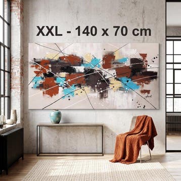 Monika Spiewak - Abstract - Oil Painting Stretched On The