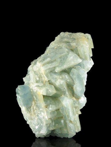 Celestine Cristaux sur matrice - Hauteur : 95 mm - Largeur :