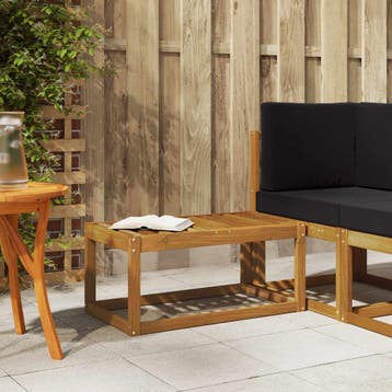 vidaXL Buiten Kruk Bank Massief Acacia Hout Naturel 79 x 43, Verzenden, Nieuw